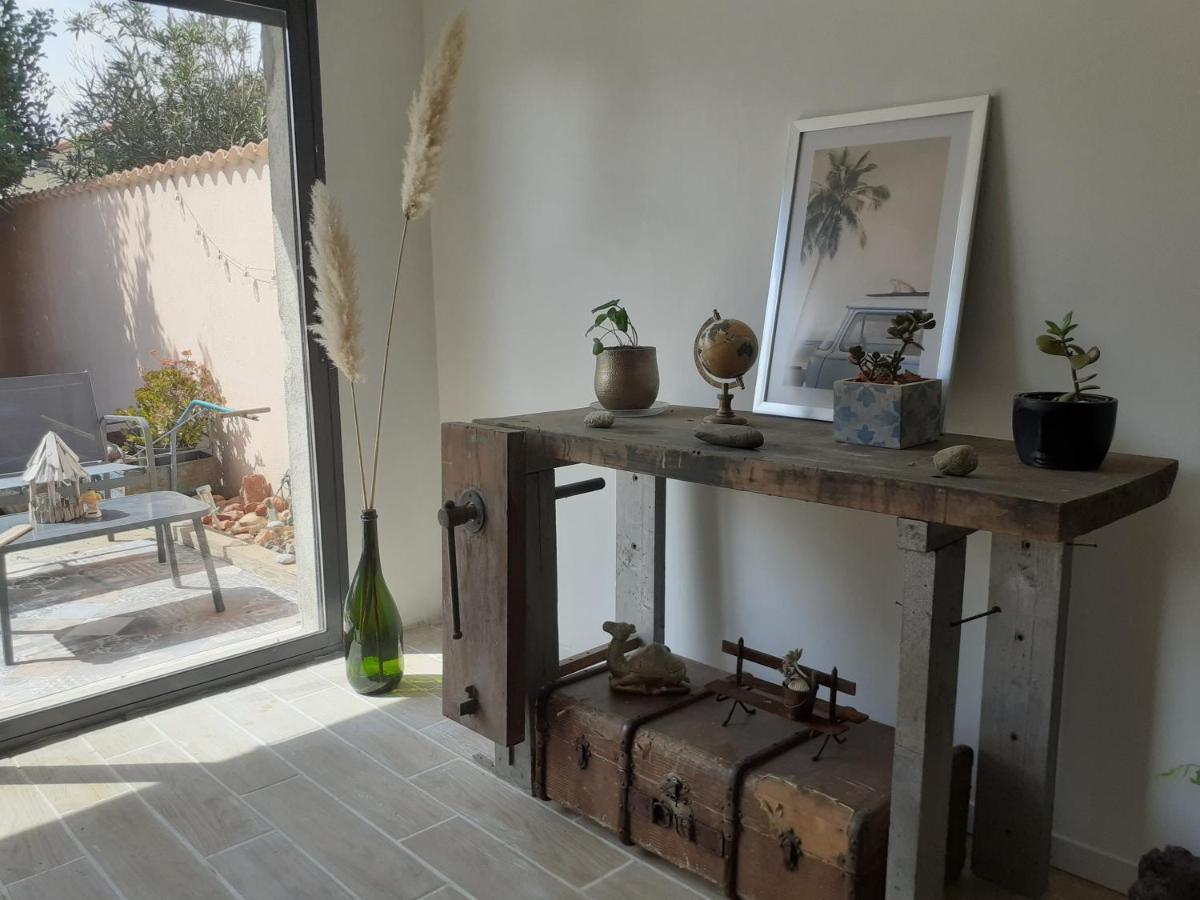 Loft Avec Clim, Parking Et Jardin Proche De La Mer Villa Sauvian Exterior photo