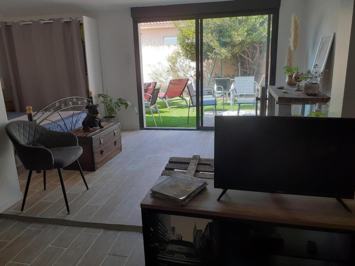 Loft Avec Clim, Parking Et Jardin Proche De La Mer Villa Sauvian Exterior photo