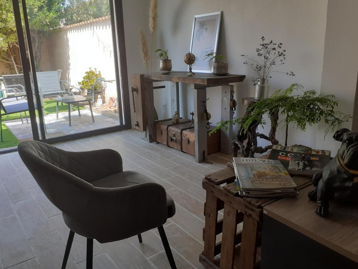 Loft Avec Clim, Parking Et Jardin Proche De La Mer Villa Sauvian Exterior photo